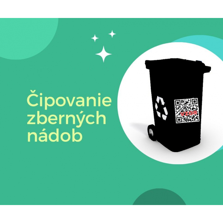 Čipovanie KUKA nádob na zmesový komunálny odpad bude  dňa 7.8.2026
