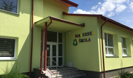 Rekonštrukcia budovy obecného úradu a materskej školy - fasáda 2023 