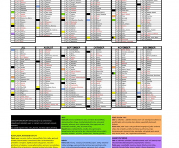 Aktuality / Kalendár vývozu TKO na rok 2026 - foto