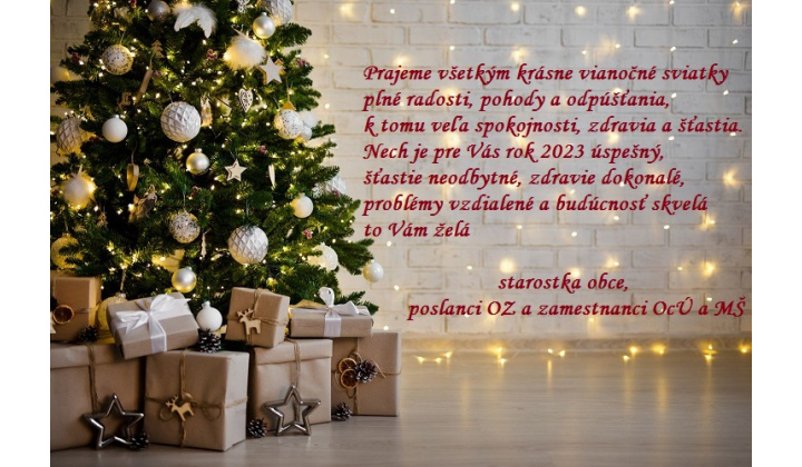 Veselé Vianoce a šťastný nový rok 2023